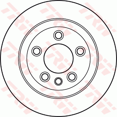 TRW Brake Rotor Single 330mm Rear DF4487S