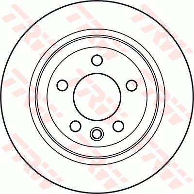 TRW Brake Rotor 314mm Rear DF4718S