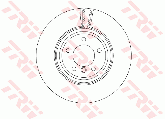 TRW Brake Rotor Front DF4775S