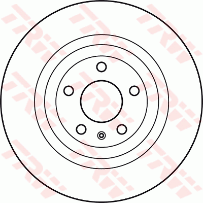 TRW Brake Rotor Rear DF4818S