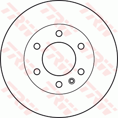 TRW Brake Rotor Front DF4822S