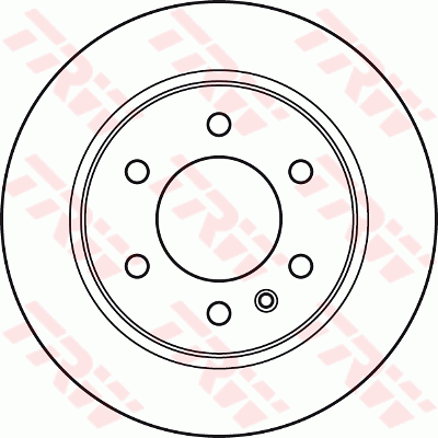 TRW Brake Rotor Rear DF4823S