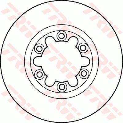 TRW Brake Rotor Front DF4898S