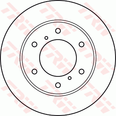 TRW Brake Rotor Front DF4920S