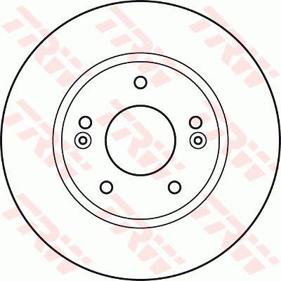 TRW Brake Rotor Front DF4922S