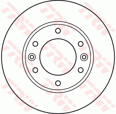 TRW Brake Rotor Front DF4924S