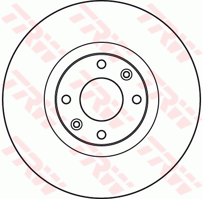 TRW Brake Rotor Front DF4962S