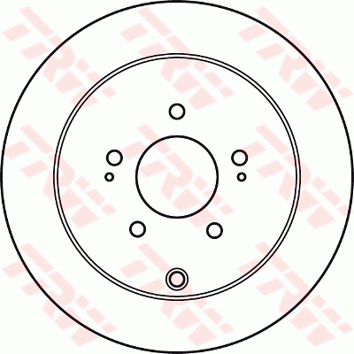 TRW Brake Rotor Rear DF4963S