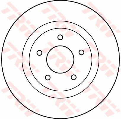 TRW Brake Rotor Front DF4964S