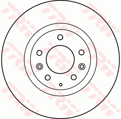 TRW Brake Rotor Front DF4968S