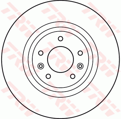 TRW Brake Rotor Front DF4970S