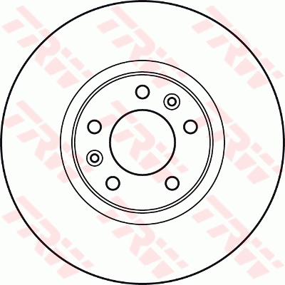 TRW Brake Rotor Single Rear DF4971S