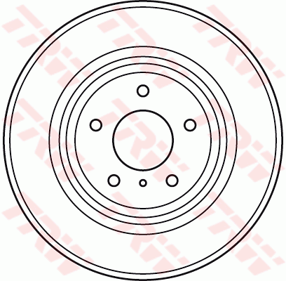 TRW Brake Rotor Front DF4983S