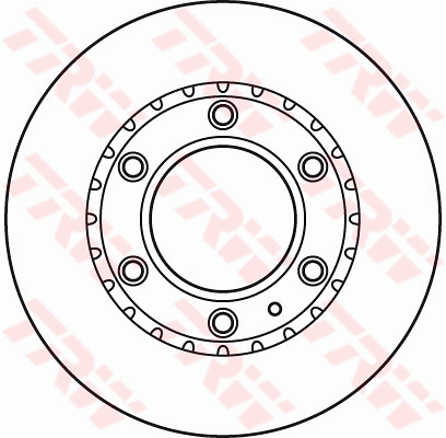 TRW Brake Rotor Front DF6034S