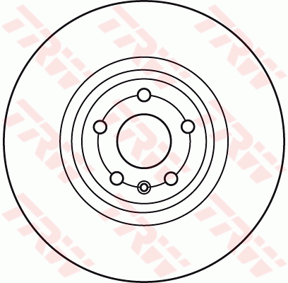 TRW Brake Rotor Front DF6041S