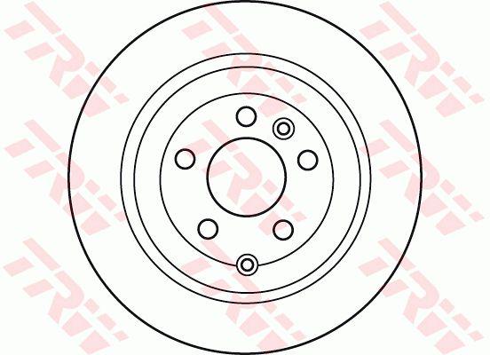 TRW Brake Rotor Rear DF6129S