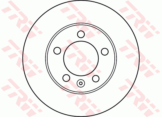 TRW Brake Rotor Front DF6131S