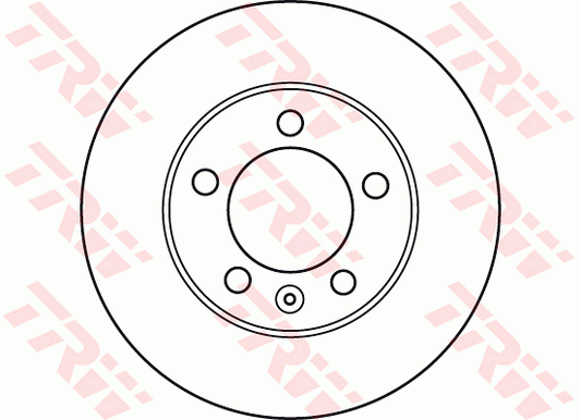 TRW Brake Rotor Front DF6131S