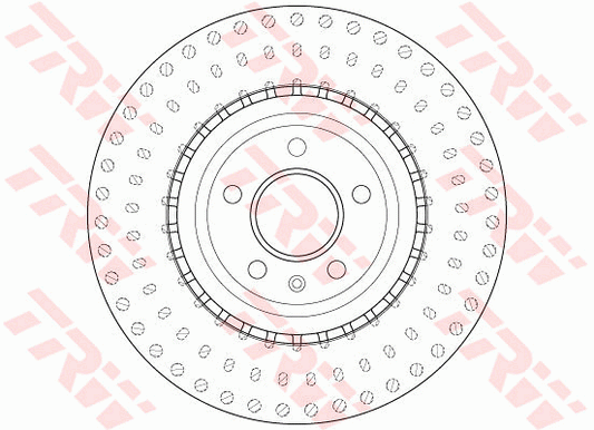 TRW Brake Rotor 345mm Front DF6149S