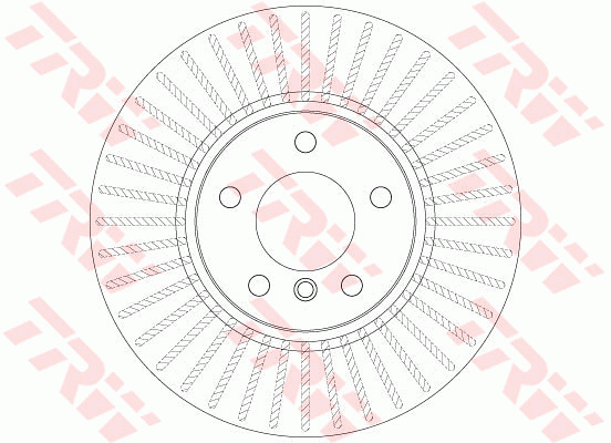 TRW Brake Rotor Front DF6220S
