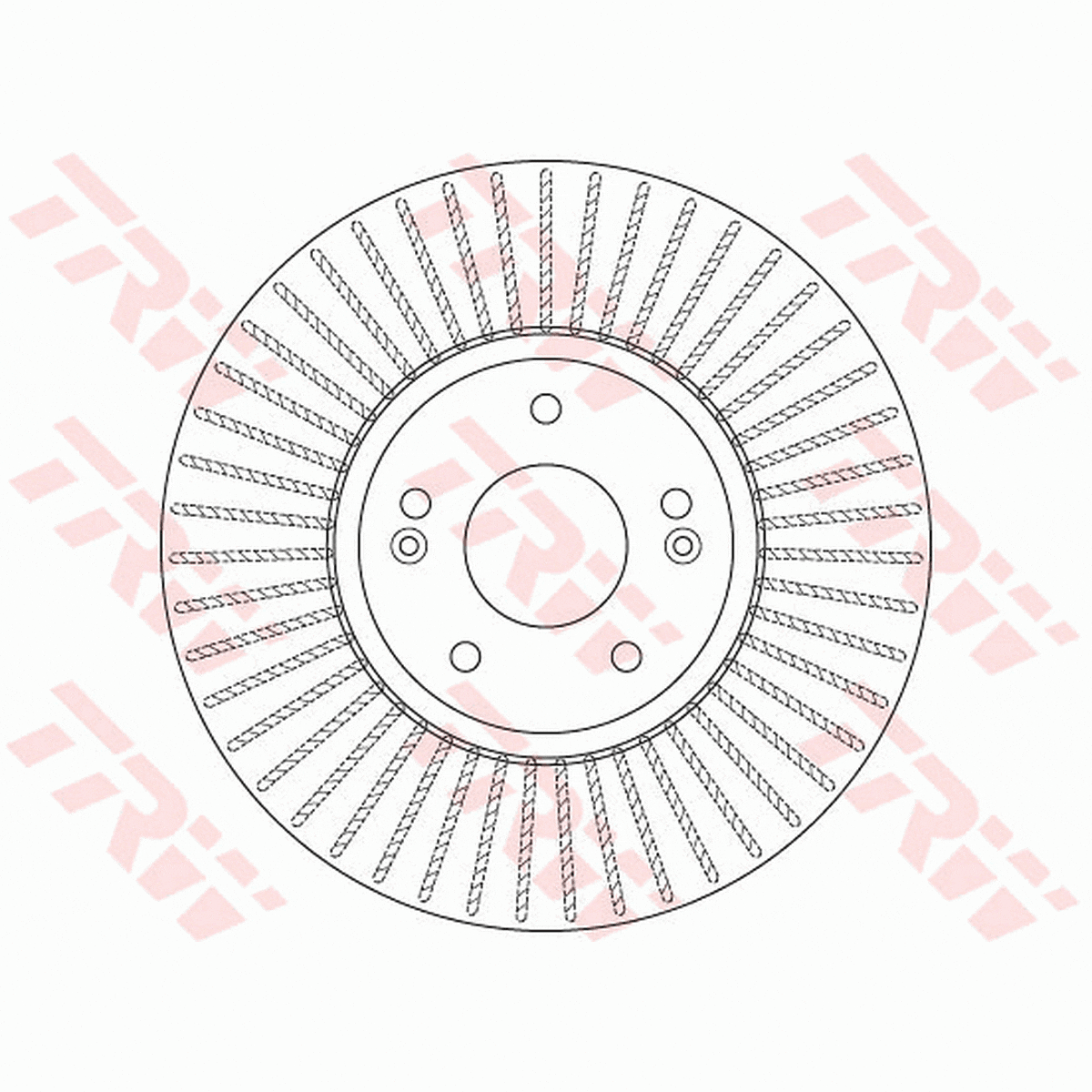 TRW Brake Rotor Single 321mm Front DF6222S