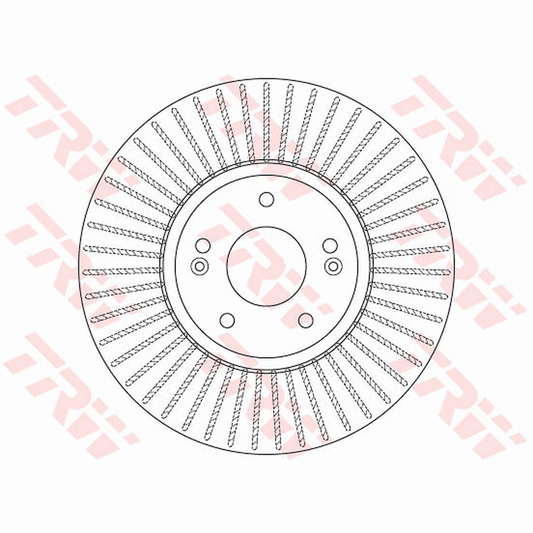 TRW Brake Rotor Single 321mm Front DF6222S