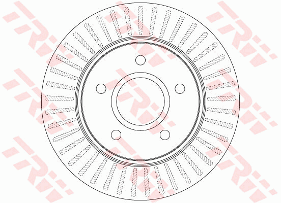 TRW Brake Rotor 302mm Front DF6253S