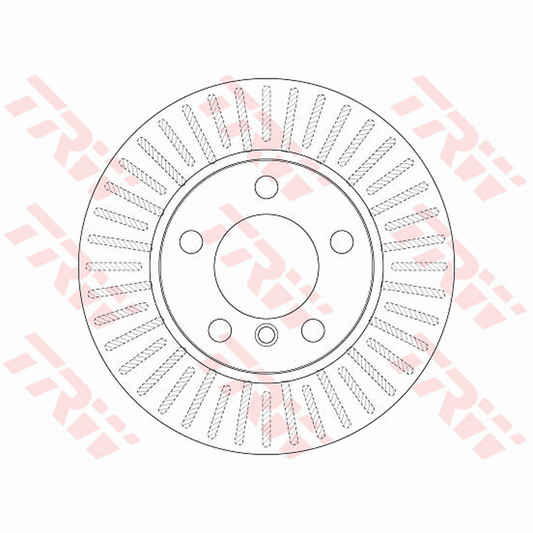 TRW Brake Rotor Single 284mm Front DF6255S