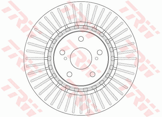 TRW Brake Rotor 328mm Front DF6265S