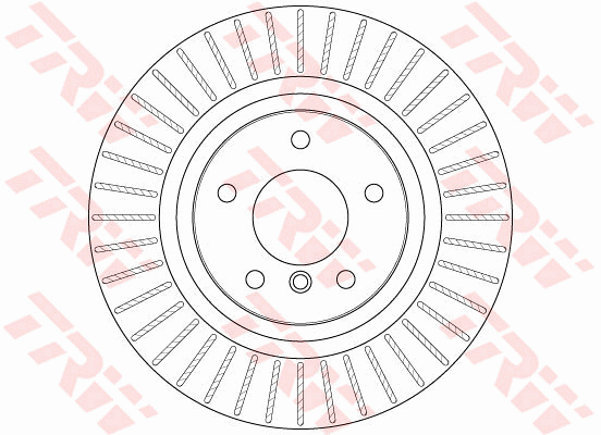 TRW Brake Rotor 330mm Rear DF6352S