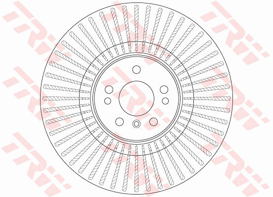 TRW Brake Rotor 375mm Front DF6456S