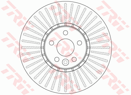 TRW Brake Rotor 328mm Front DF6472S