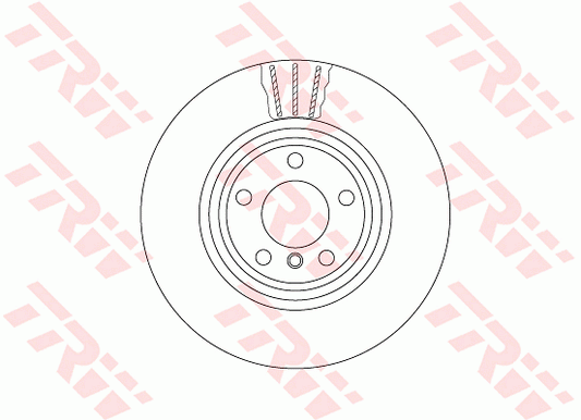 TRW Brake Rotor 345mm Rear DF6602S