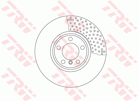 TRW Brake Rotor Front DF6603S