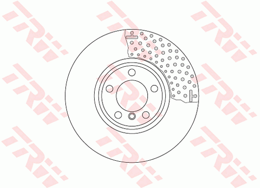 TRW Brake Rotor Front DF6603S