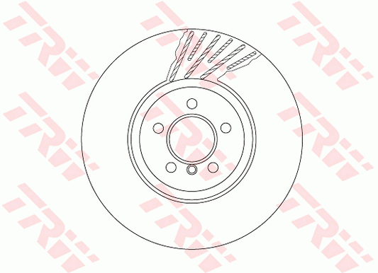 TRW Brake Rotor 374mm Front LH DF6613S
