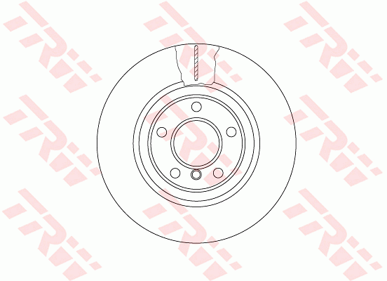 TRW Brake Rotor 330mm Front DF6616S