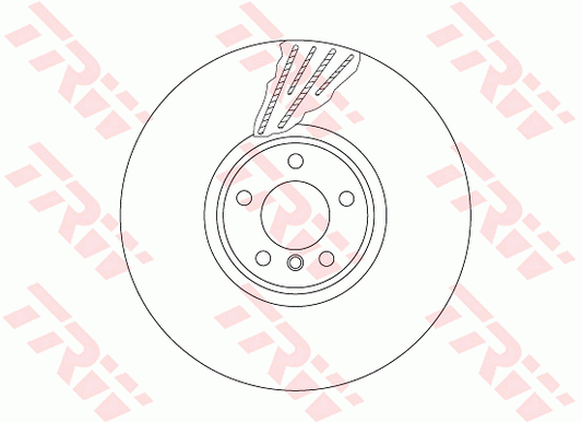 TRW Brake Rotor Front LH DF6618S