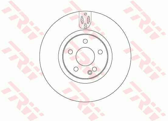 TRW Brake Rotor 330mm Front DF6744S