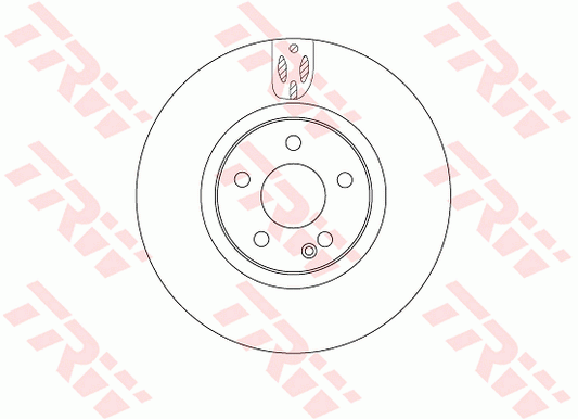 TRW Brake Rotor 330mm Front DF6744S