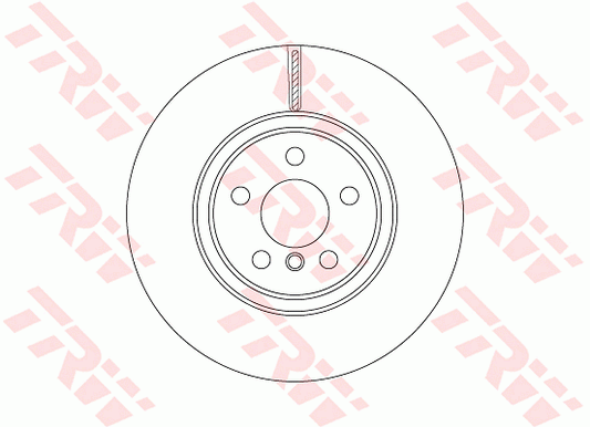 TRW Brake Rotor 330mm Front DF6749S