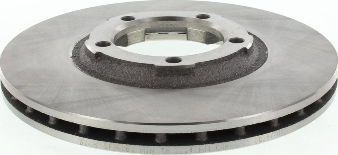 TRW Brake Rotor 257.4mm Front DF7006S