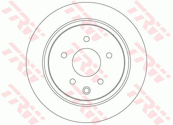 TRW Brake Rotor 292mm Rear DF7369S