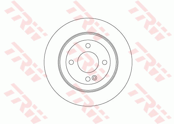 TRW Brake Rotor 262mm Rear DF7928S
