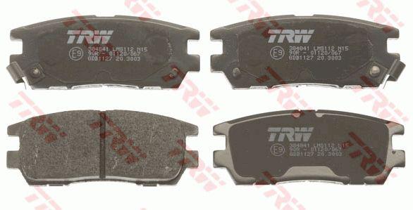 TRW DTEC Brake Pad Set Rear GDB1127DT