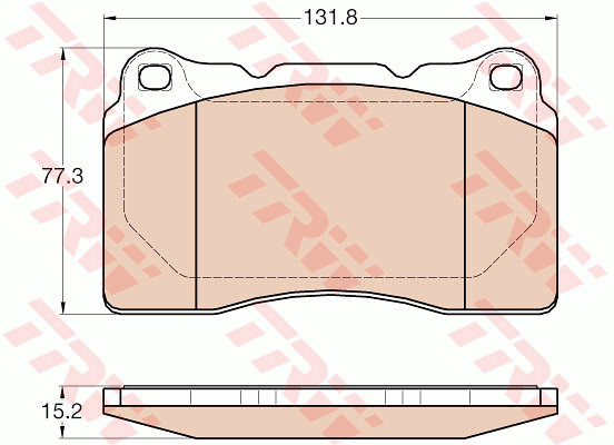 TRW Cotec Brake Pad Set Front GDB2007