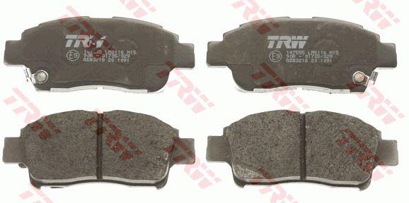 TRW DTEC Brake Pad Set Front GDB3218DT
