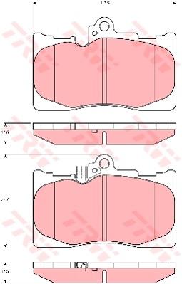 TRW Cotec Brake Pad Set GDB3398