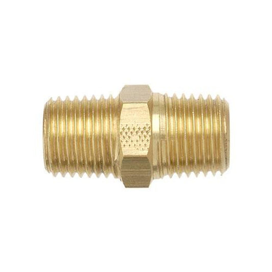 TubeFit Hexagon Joiner Brass 1/2" BSPT M 01027-08
