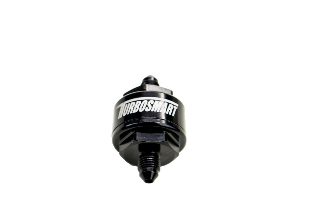 Turbosmart Turbosmart Billet Turbo Oil Feed Filter 44m -3 AN (Black)